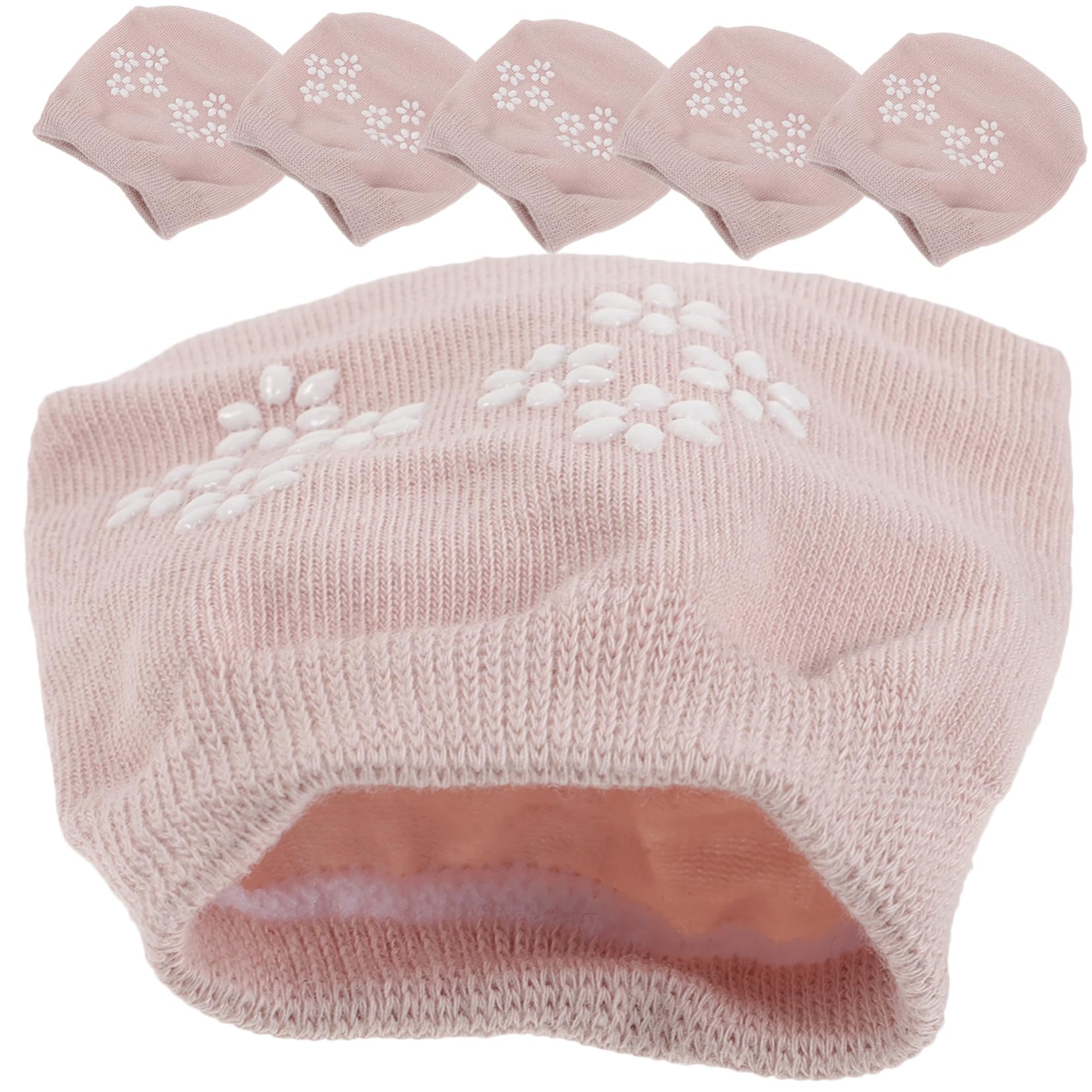 FRCOLOR 6 Pairs Invisible Half Palm Socks of Breathable Skid Liner Socks for Women Comfortable Seamless Design for High Heels and Everyday Wear