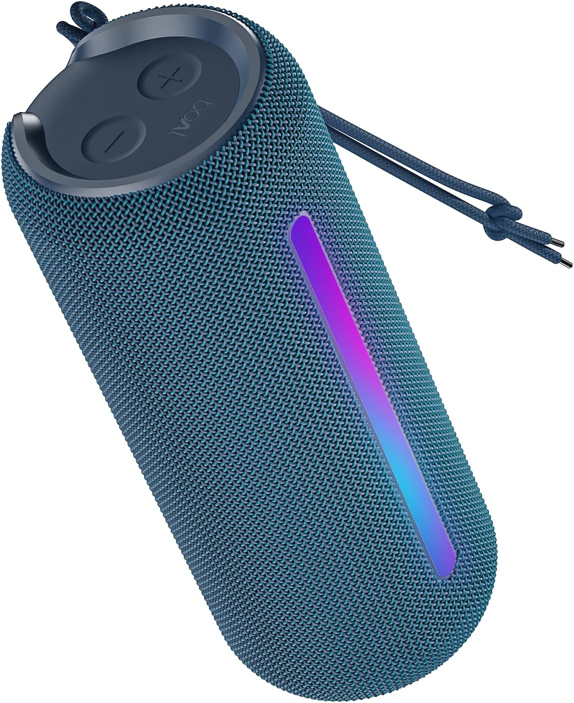 Stone Spinx Pro Bluetooth Speaker with 20 W RMS Sound, Up to 8 hrs of Playtime, BTv5.0, Built-in Mic, RGB LEDs, TWS Feature, TF Card, AUX Port & USB Type-C Port(Tropical Blue)
