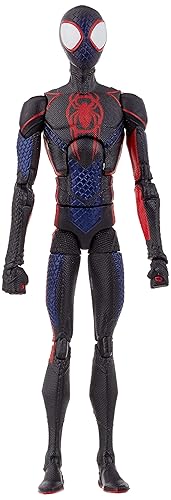 Figura de acción Marvel Legends Series Spider-Man: Across The Spider-Verse Miles Morales de 6 pulgadas, 3 accesorios