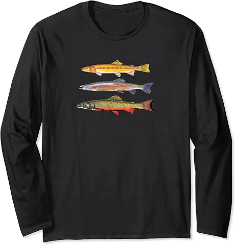 Trout Fishing Long Sleeve T-Shirt