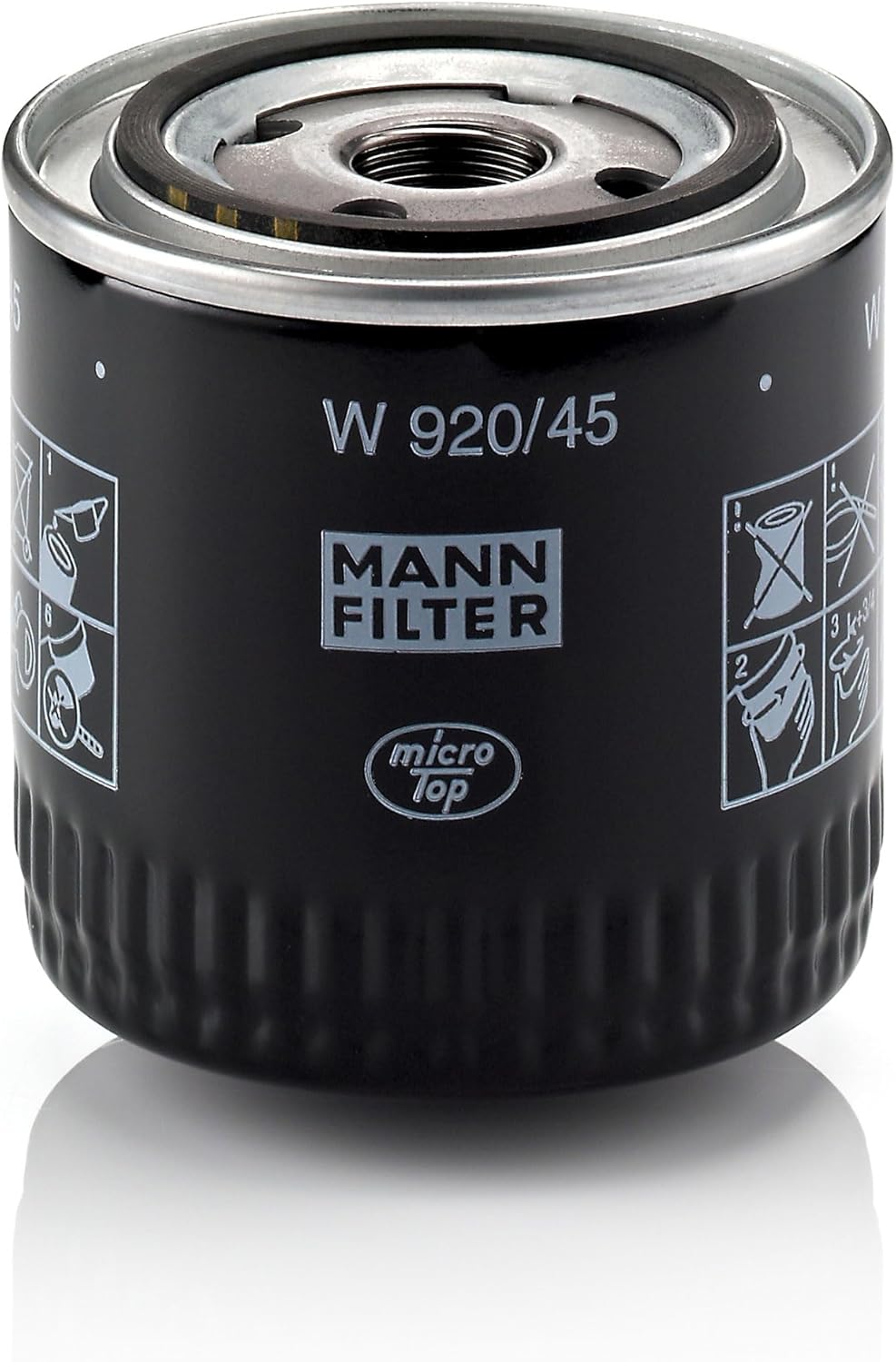 MANN-FILTER W 920/45 Oil Filter – for Cars + Transport Vehicles