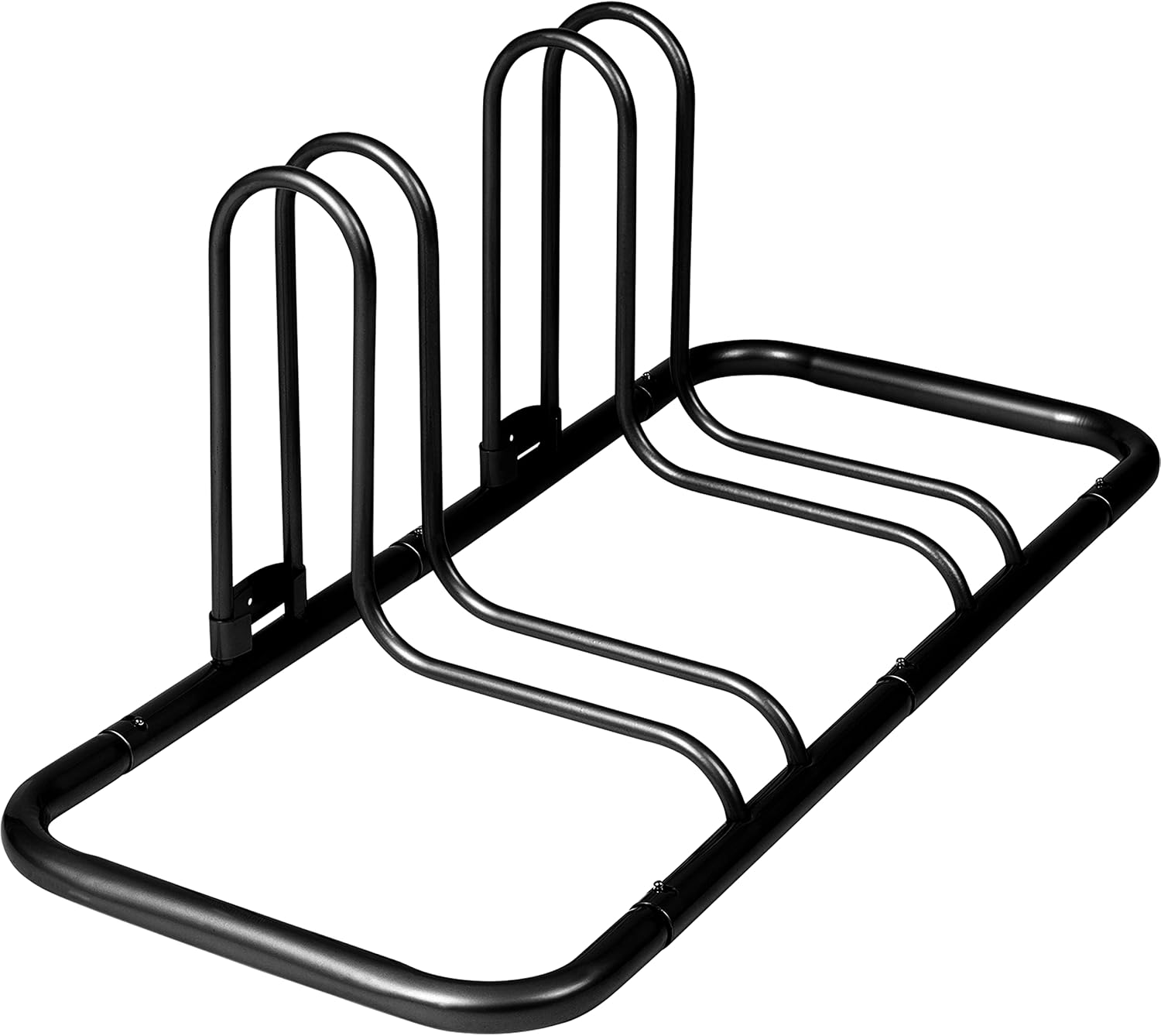 Retrospec Stash Rack 2, 4 & 5 Bike Floor Stand Bicycle Storage Organizer for Mountain Bike, Road Bike, Weather Resistant Fine Powder Steel Coating Fits Wheels up to 3" | for Mountain Bike, Road Bike, Weather Resistant, Fits Wheels up to 3"