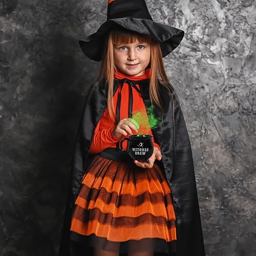 Miniatura 5 de ISTOOL - Taza de café con caldero de bruja de 10.1 fl oz/10 onzas, tazas de café de cerámica, lindas tazas de agua de Halloween, vasos de verano e