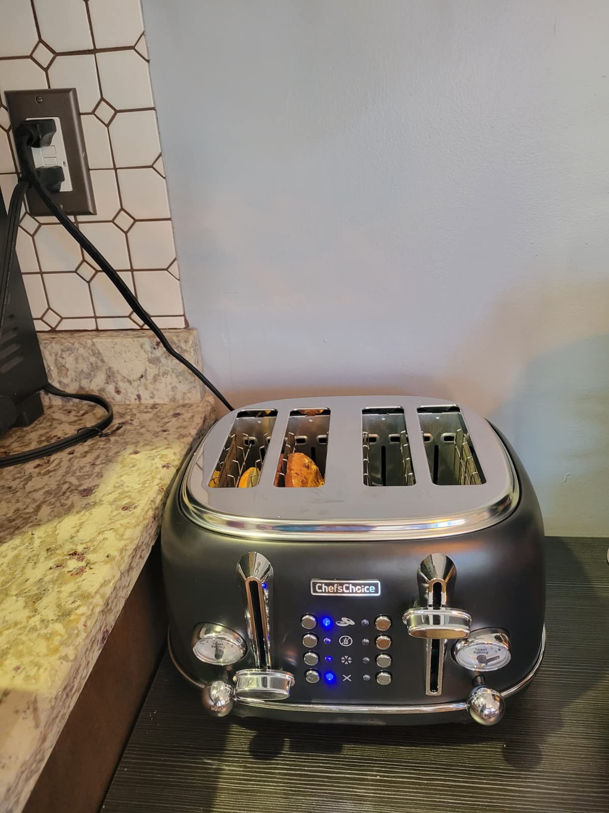 $14/mo - Finance Chef'sChoice Toaster 4 Slice Gourmezza Stainless Steel