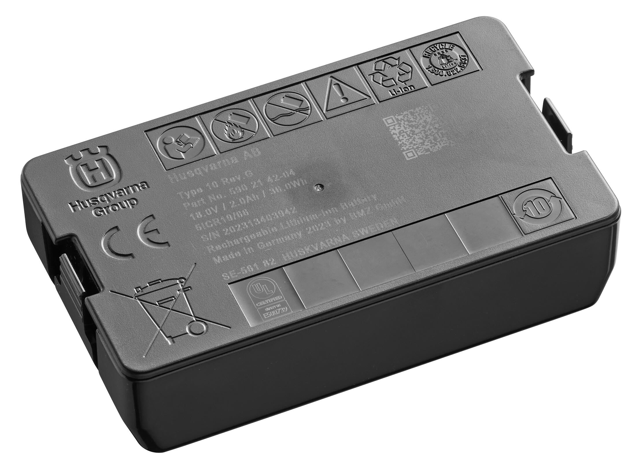 Gardena Original Ersatzakku: Leistungsstarker Akku für Mähroboter SILENO city-Modelle, Lithium-Ion, 18 V, 2.0 Ah (15031-20)