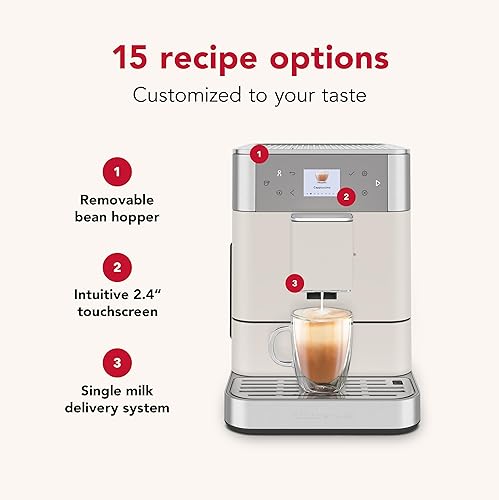 Miniatura 3 de KitchenAid Máquina de café espresso completamente automática KF6, KES8556PL, porcelana blanca