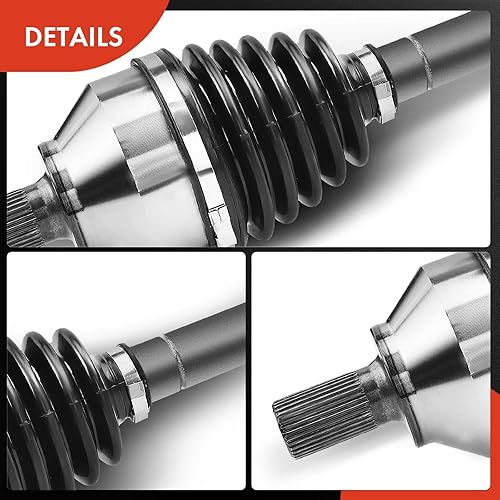 Miniatura 7 de A-Premium Conjunto de eje de eje CV compatible con Volvo C30C70 2008-2013, S40 2004-2012, V50 2005-2011, lado delantero izquierdo del conductor,