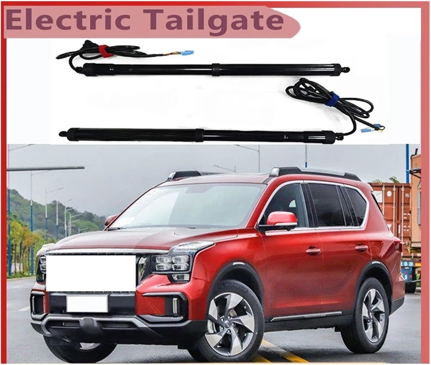 Compatible with Trumpchi GS8S 2017-2021 Electric Tailgate Car Lift Auto Automatic Trunk Opening Electric Motor Compatible with Trunk Car Accessory Tools(No Kick Sensor)