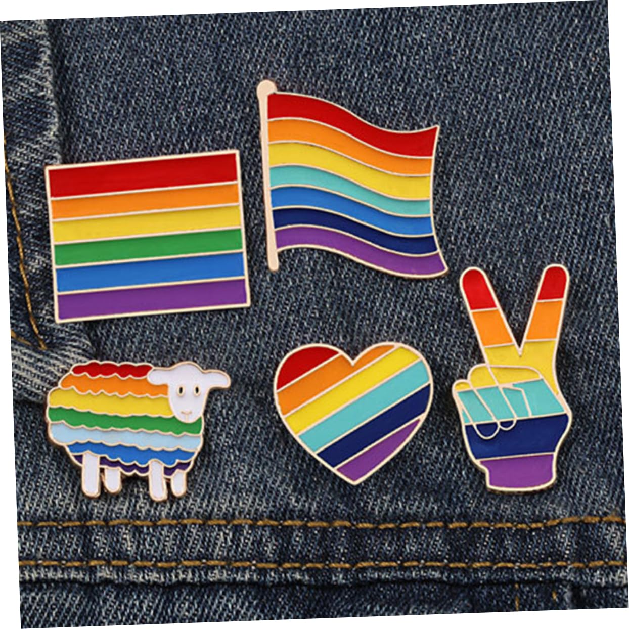 SHERCHPRY 30stücke Teiliges Bunter Regenbogen-broschen Für Kostüme Und Kleidung Kreative Anstecker Für Feste Partys Und Anlässe Aus Hochwertigem Legierungsmaterial Vielseitig Einsetzbar