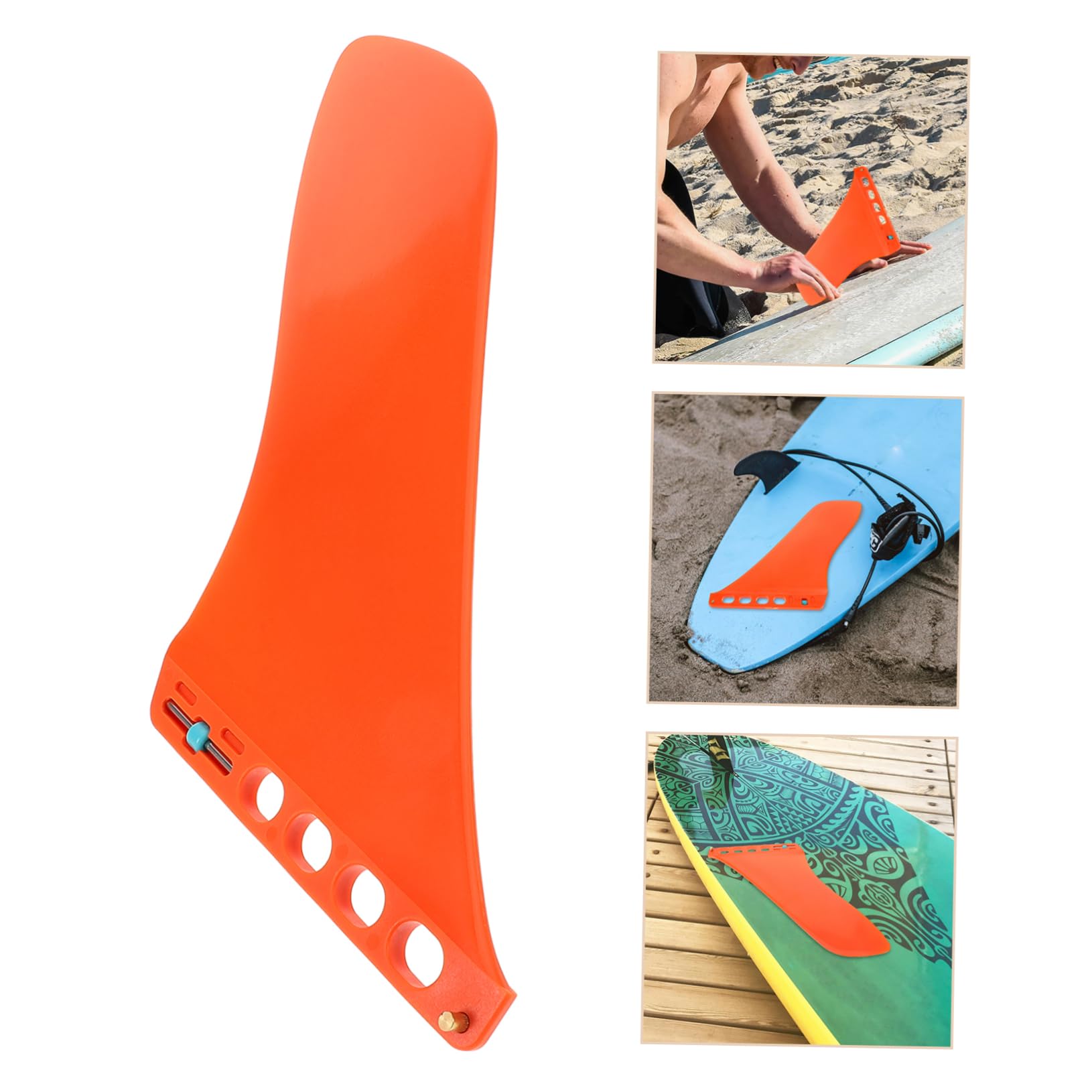 UKCOCO Aleta De Surf Desmontable para Board Quilla De Surf y Estable Reemplazo De Aletas Brillante