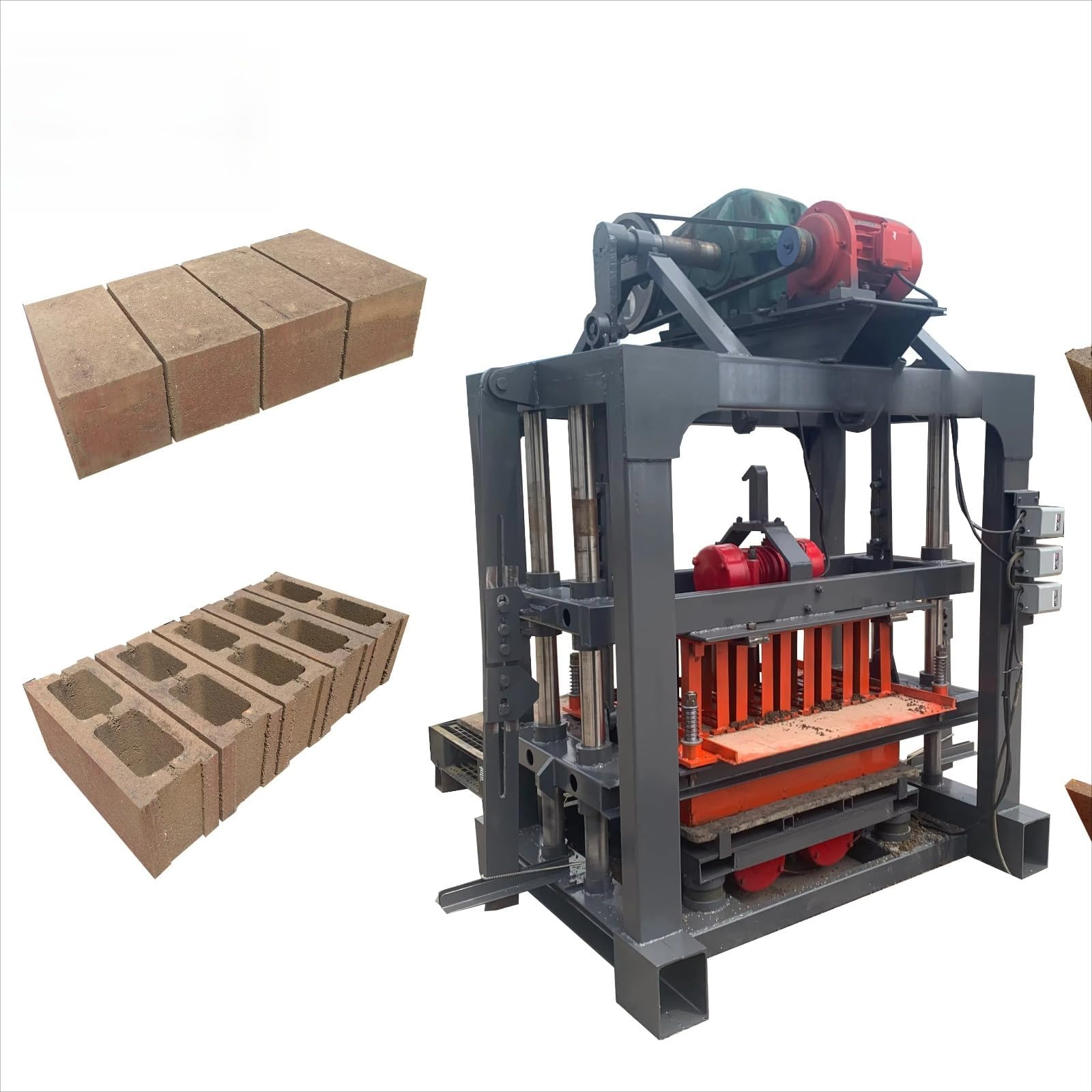 Semi Automatic Block Making Machine Concrete Block Maker – High-Efficiency Hollow Brick Production Machine for Building Material Manufacturers
