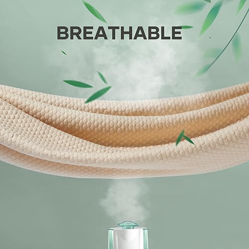 Miniatura 7 de OhGeni Protector de colchón 100% impermeable, protector de colchón tamaño Queen, se adapta a colchones de 6 a 20 pulgadas con bolsillo profundo,