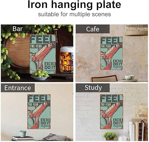 Miniatura 4 de Póster de propaganda espacial de metal de estaño, decoración de pared retro para el hogar, calle, puerta, bares, club