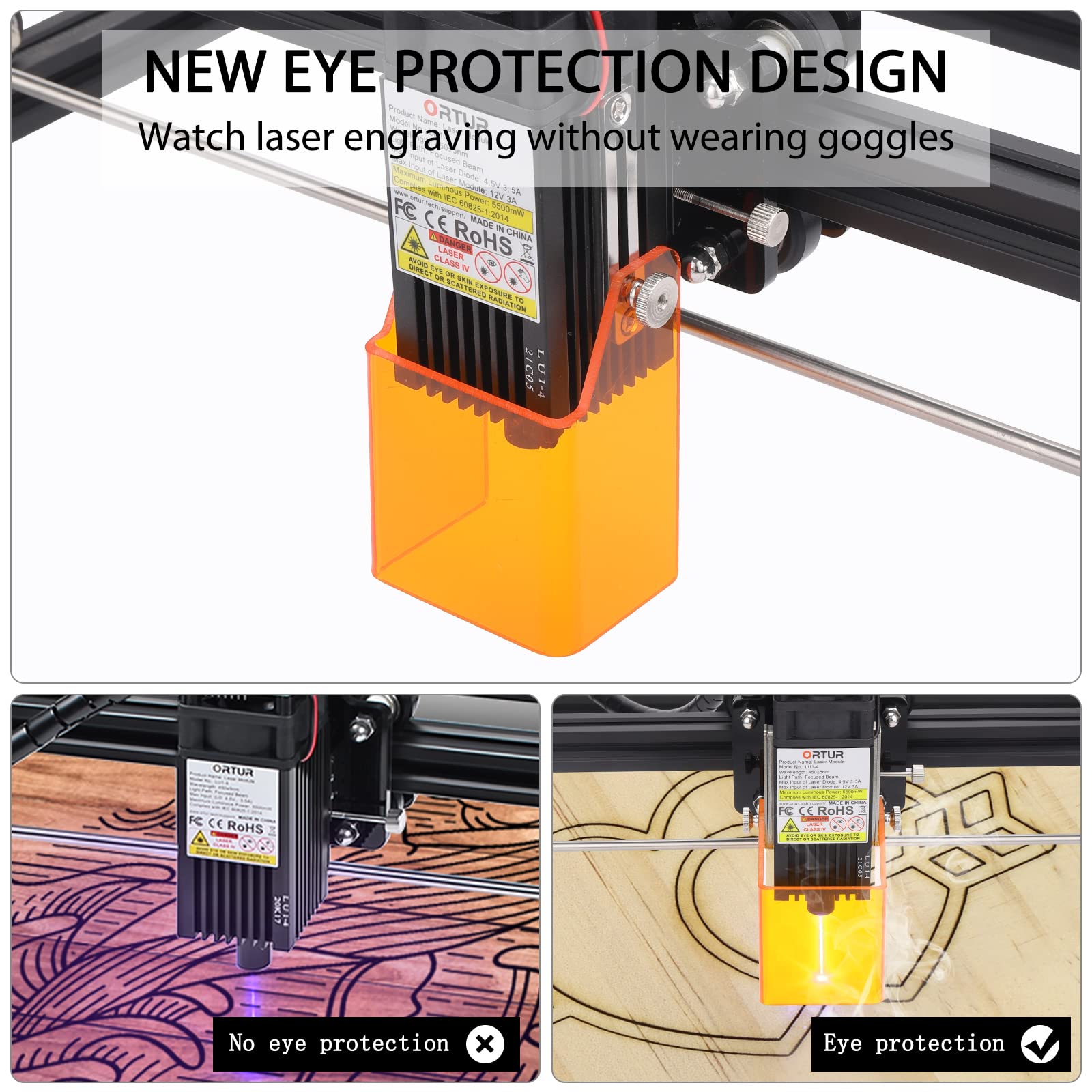 ORTUR Laser Master 2 Laser Engraver, Laser Engraving Cutting Machine