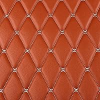 Vista 17 de Tela de vinilo de espuma acolchada de piel sintética con respaldo de esponja gruesa, cabecera de tapicería para automóvil, 39 x 60 pulgadas, Negro