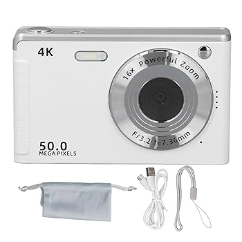 Amazon.com : 4K Digital Camera, HD 50MP AF Autofocus 16x