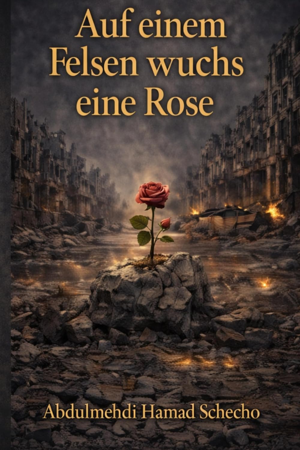 Auf einem Felsen wuchs eine Rose
