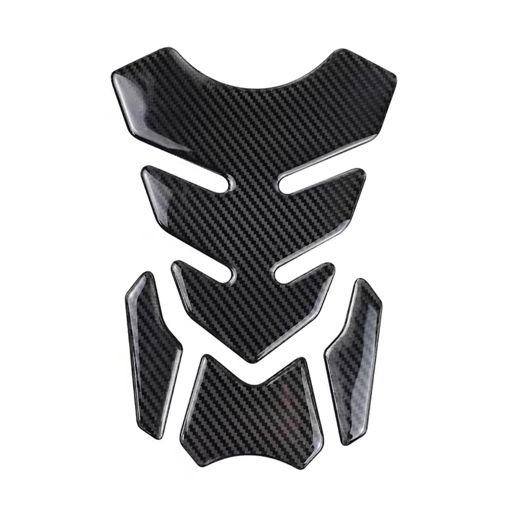 Protector del Depósito Gasolina Tanque Moto Adhesivo de protección Protector Depósito Modelo Performance Símil Carbono Adecuado para todos los modelos de motocicletas (estilo 2)