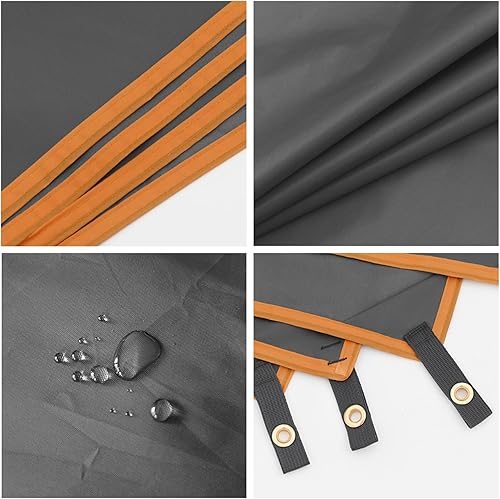 Miniatura 3 de Wind Tour Lona portátil multifuncional para acampar al aire libre, lona ligera para suelo y suelo, para camping, senderismo, con bolsa de transporte