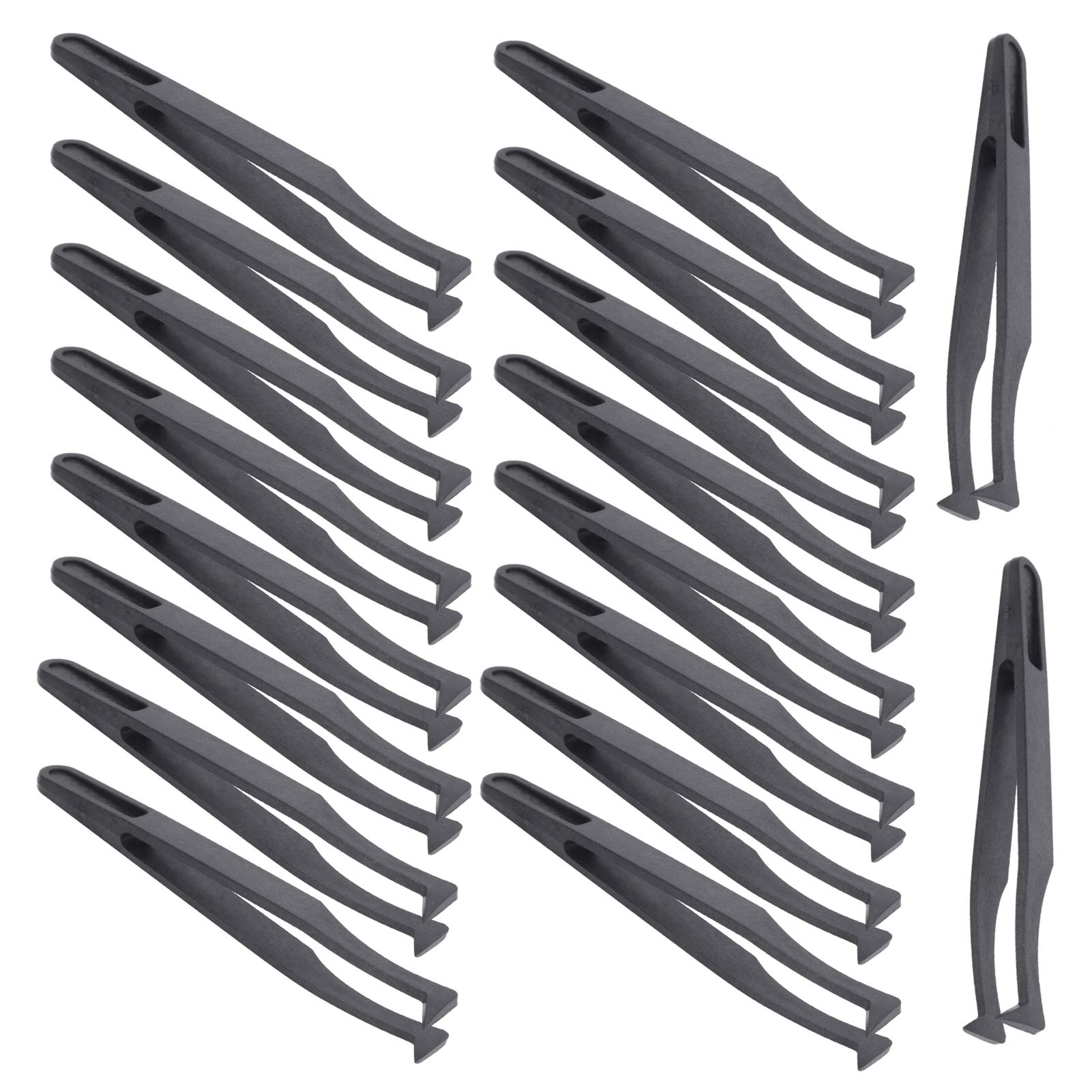 Carbon Fiber Tweezers, Strong and Practical Anti‑Static Tweezers Great A Large Number with Great Workmanship for Processing and Installation