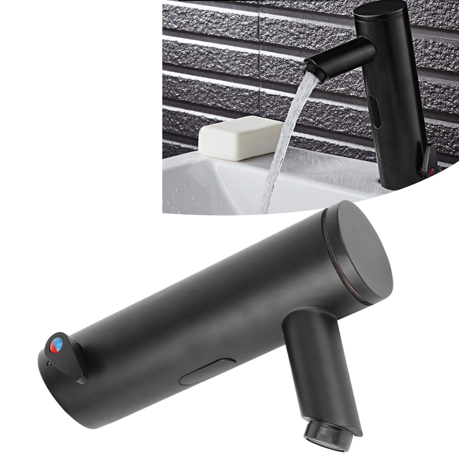 Grifo con Sensor sin Contacto Mezclador Frío y Caliente de Latón