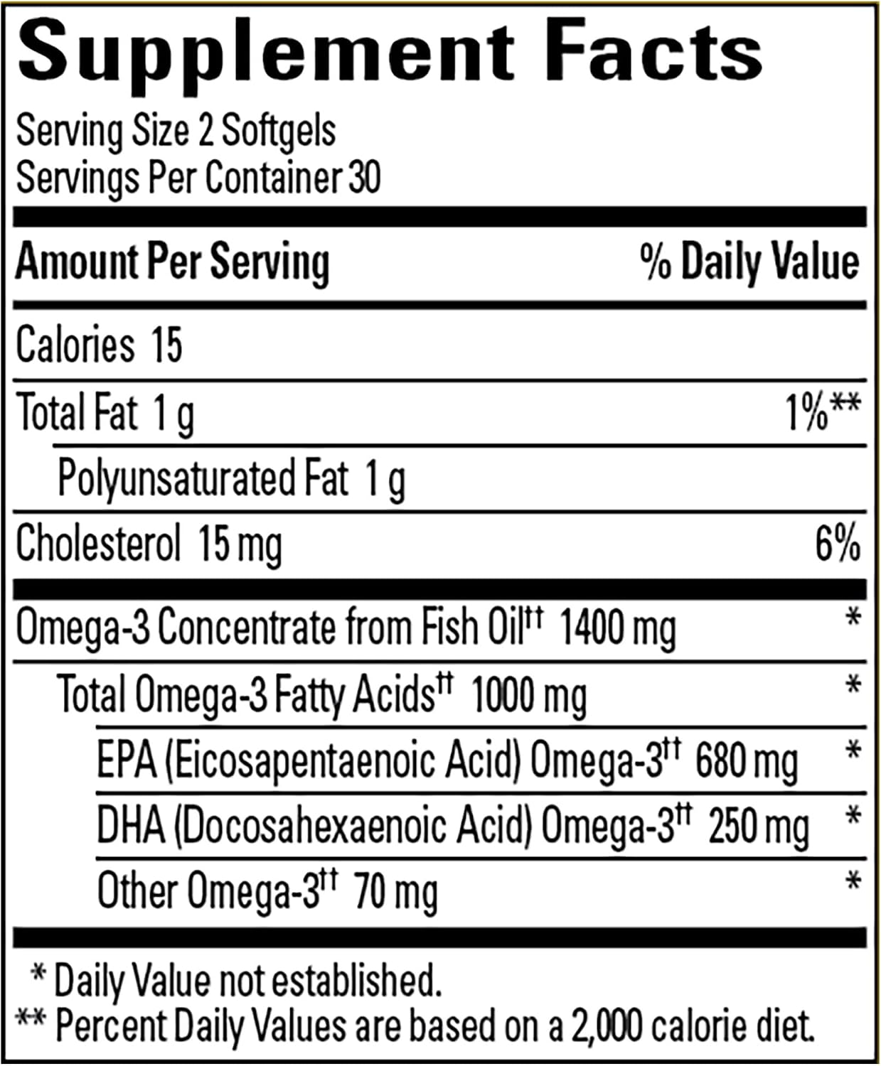 Nature Made Extra Strength Burp Less Omega 3 Fish Oil 1400 mg Minis, Fish Oil Supplements as Ethyl Esters for Healthy Heart, Brain and Eyes Support, Omega 3 Supplement, 60 Softgels, 30 Day Supply