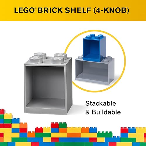 Miniatura 42 de Room Copenhagen Estante de ladrillo Lego, 4 tachuelas, color negro Negro,Azul,Blanco,gris,Rojo,https://www.amazon.com/dp/undefined