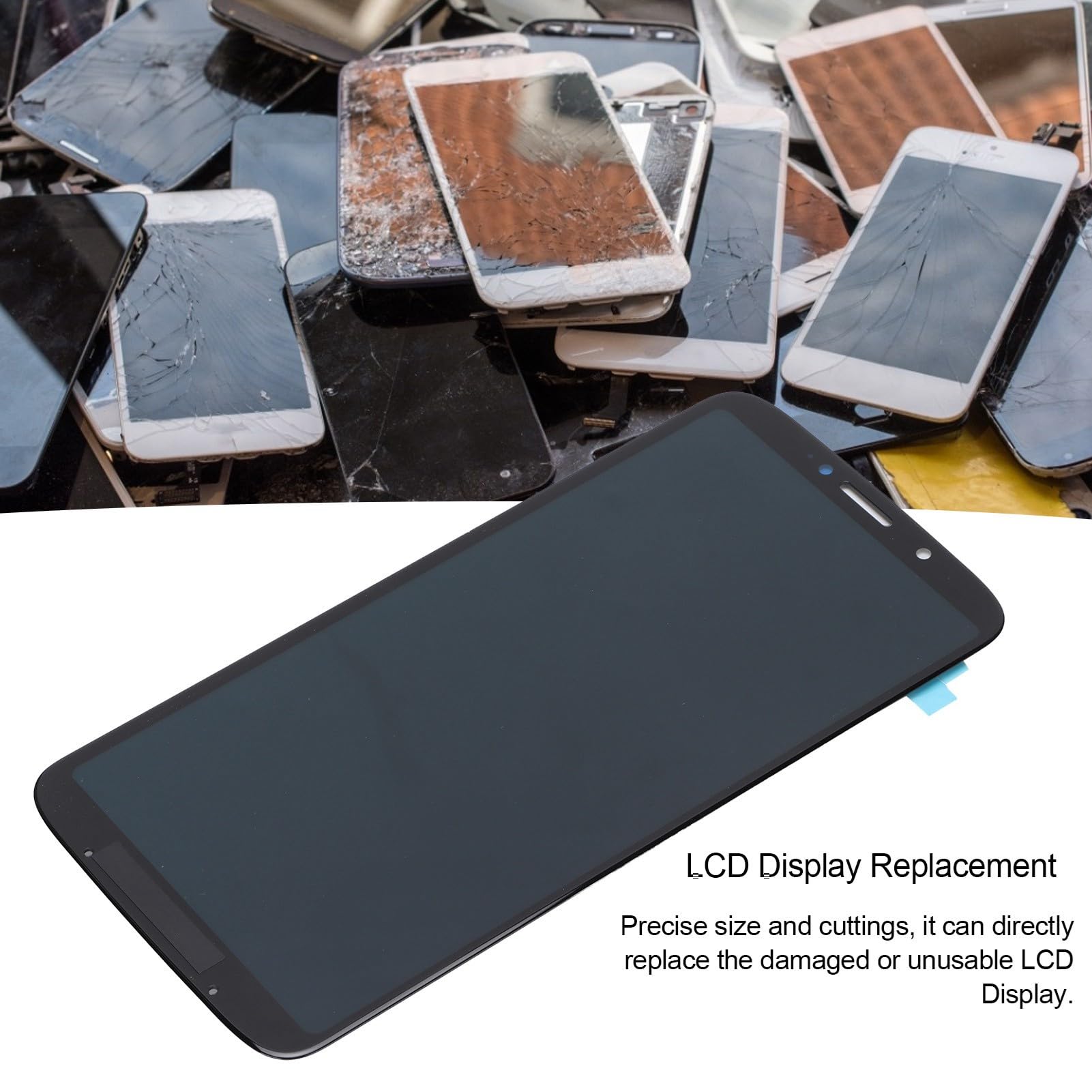 CFTGIW Wymiana Zespołu Digitizera Wyświetlacza LCD dla Moto Z3 Play XT1929 z Narzędziami do Montażu na LCD XT Wymiana Wyświetlacza Digitizer z Ekranem Dotykowym Wyświetlacz dla Moto Z3 Play