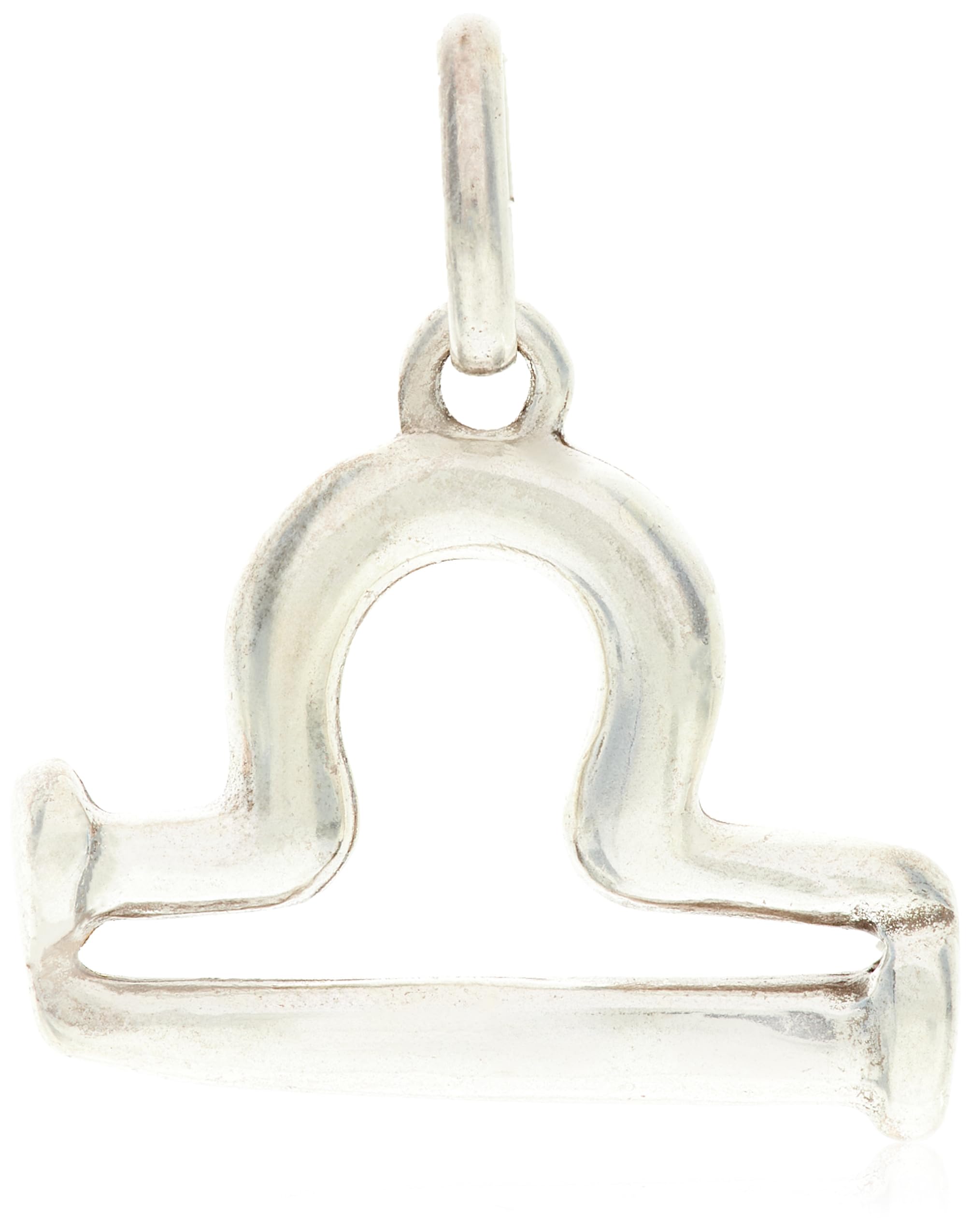 UNO de 50 Anhänger mit Sternzeichen Waage, versilbert, Einheitsgröße, Silber, Kein Edelstein