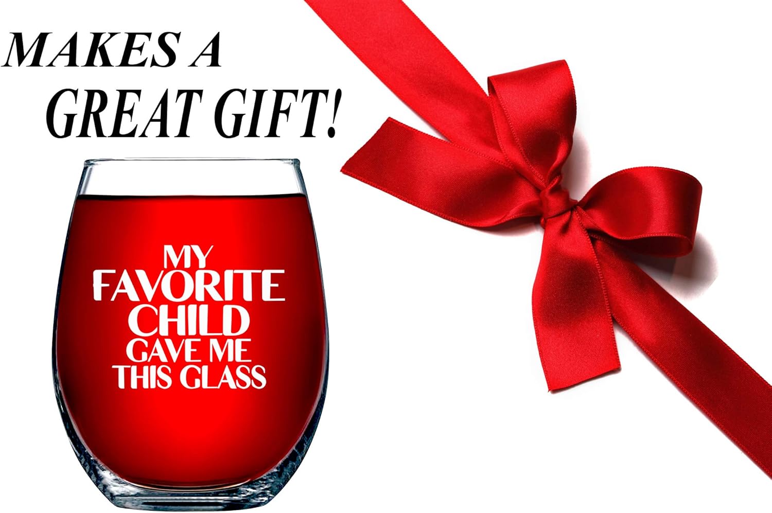 Onе-Dау Sаlе: Uр tо 50% оƒƒ My Favorite Child Gave Me This - USA Made 15oz Funny Wine Glass For Mom, Dad, Mothers Day, Fathers Day - Useful & Cute Novelty Christmas Present, Birthday Gift, Gifts for Mom From Daughter or Son Bеѕt Rеvіеw My Favorite Child Gave Me This - USA Made 15oz Funny Wine Glass For Mom, Dad, Mothers Day, Fathers Day - Useful & Cute Novelty Christmas Present, Birthday Gift, Gifts for Mom From Daughter or Son
