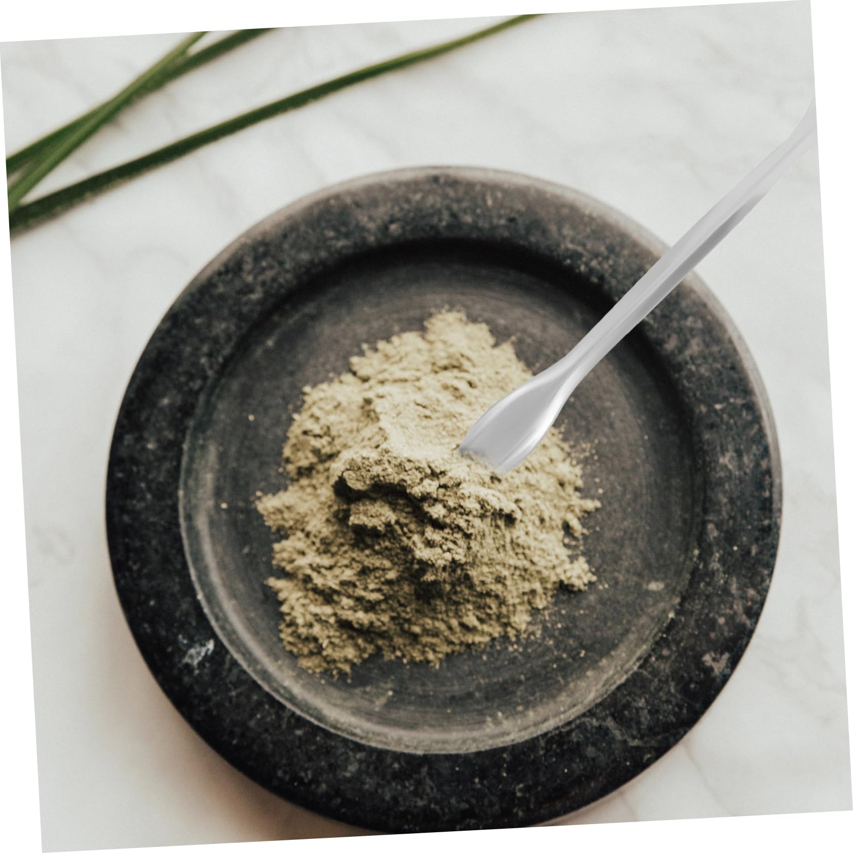 Mini Cuillères à Usage Médical en Acier Inoxydable 10 Cuillères de Laboratoire Argentées à Double Tête, Robustes pour Prélèvement et Expérimentation en Laboratoire