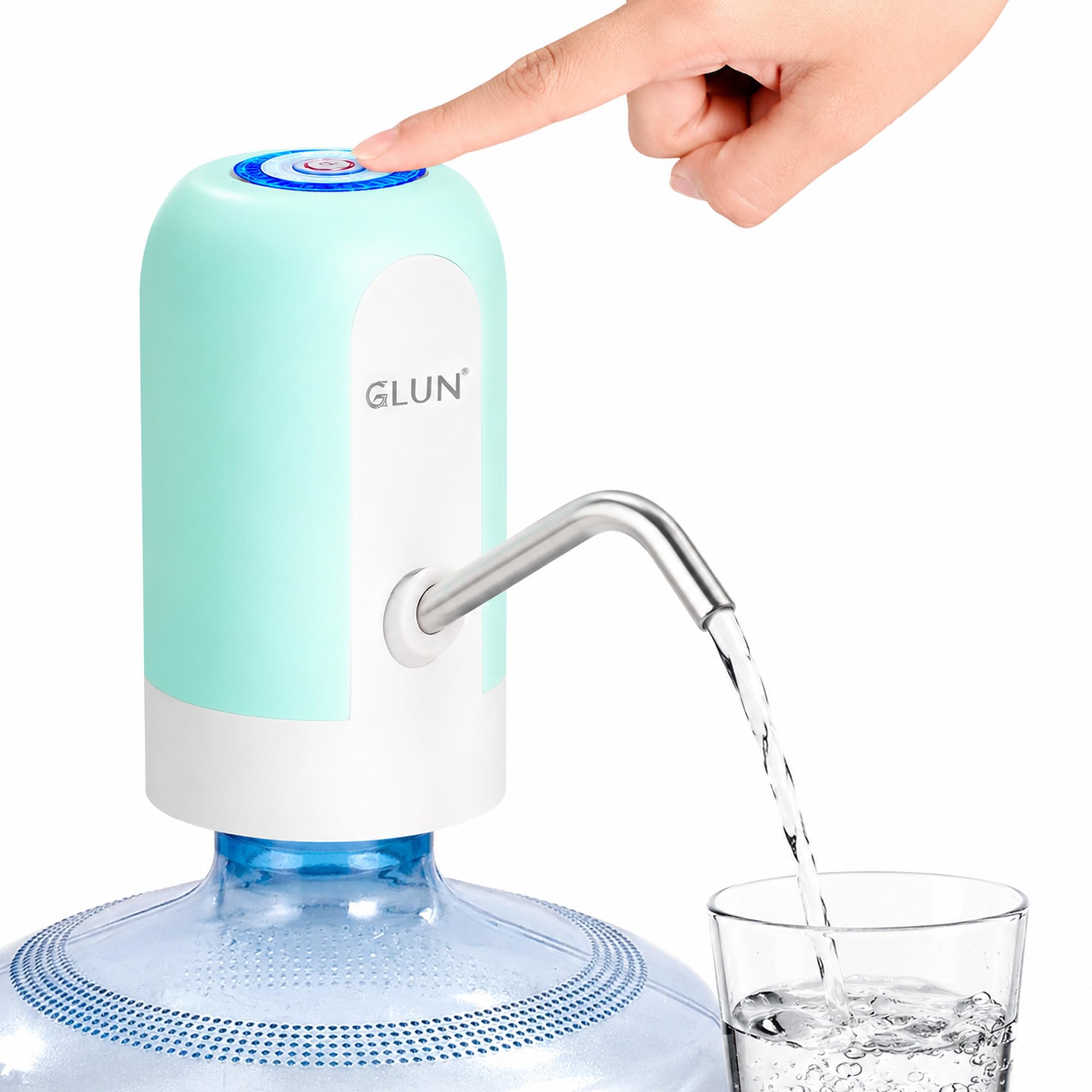 Automatic Water Dispenser Pump for 20 Litre Bottle | USB Rechargeable Portable Water Bottle Pump | One-Touch Electric Water Can Dispenser for Home, Office & Kitchen-image-23