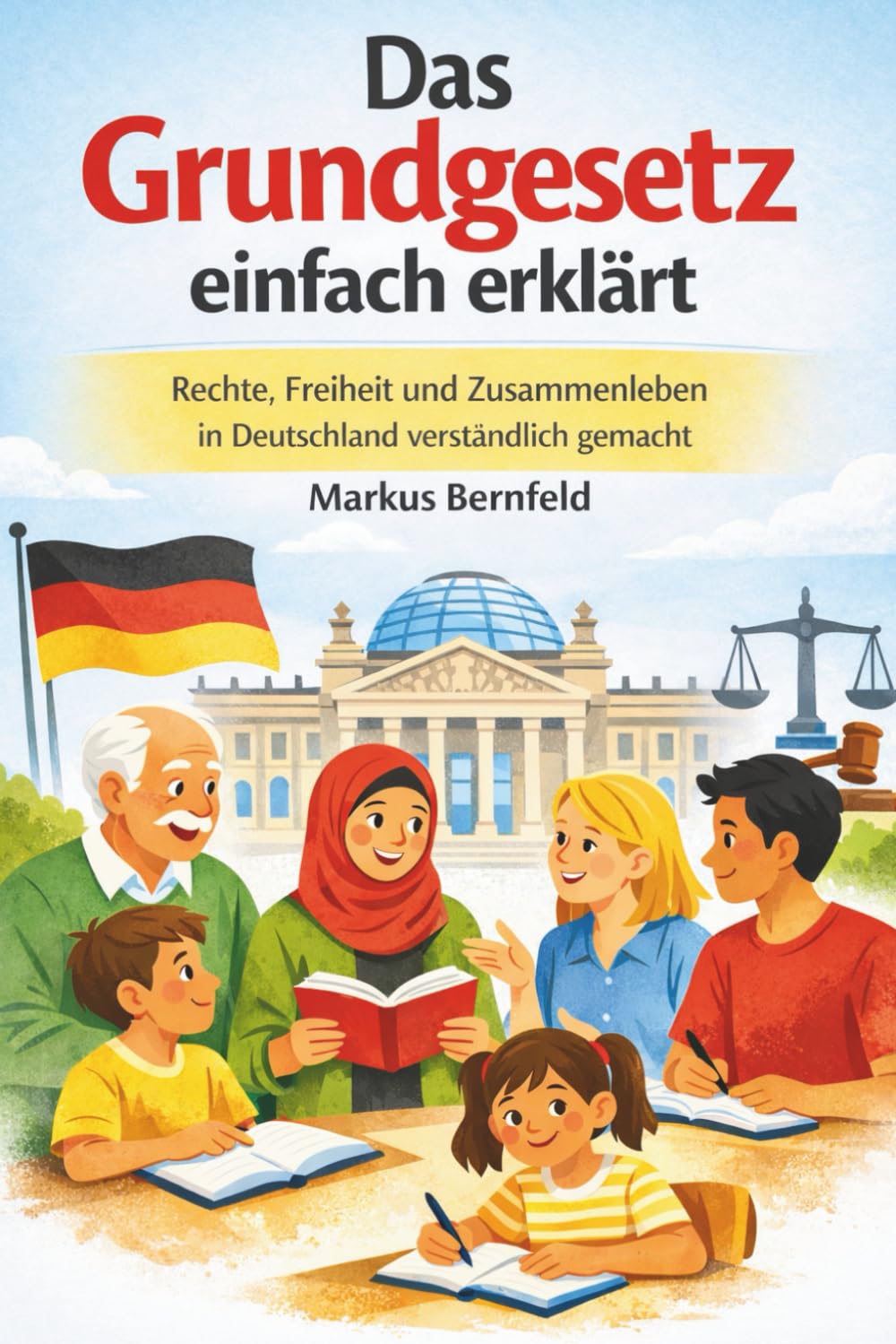 Das Grundgesetz einfach erklärt: Rechte, Freiheit und Zusammenleben in Deutschland verständlich für Erwachsene & Kinder