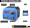 Wood Pyrography Kit, LCD Pyrography Machine 60W (Adjustable Temperature from 0-700°C), Complete Wood Burner Set with 1 Pens and 23 Pyrography Wire Tips