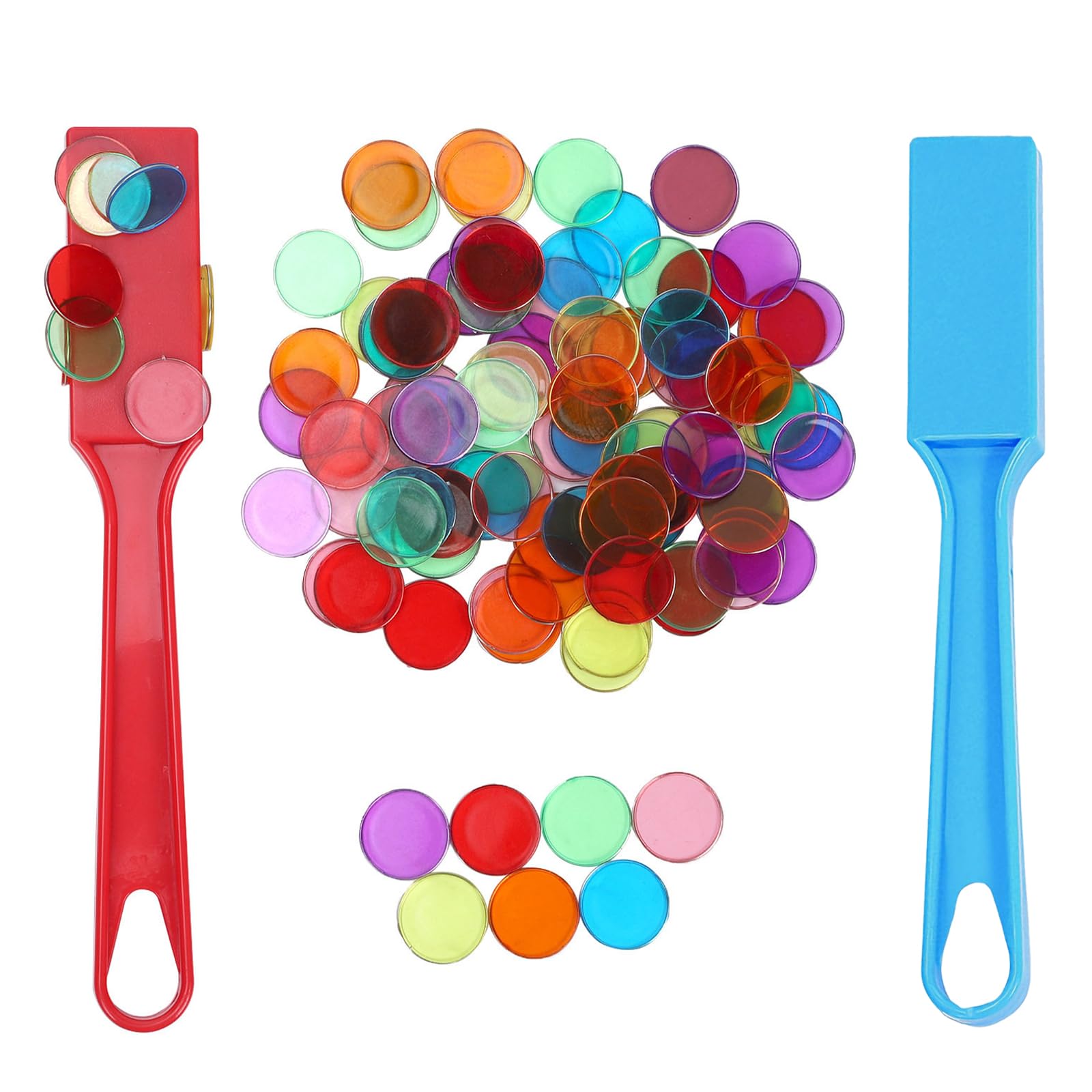200sztuk żetonów Bingo Kit, zabawki bingo 2sztukami magnetyczny kij | kolorowe kartony bingo gra magnetyczna stół puzzle dla rodzin grup i zajęć zabawki edukacyjne