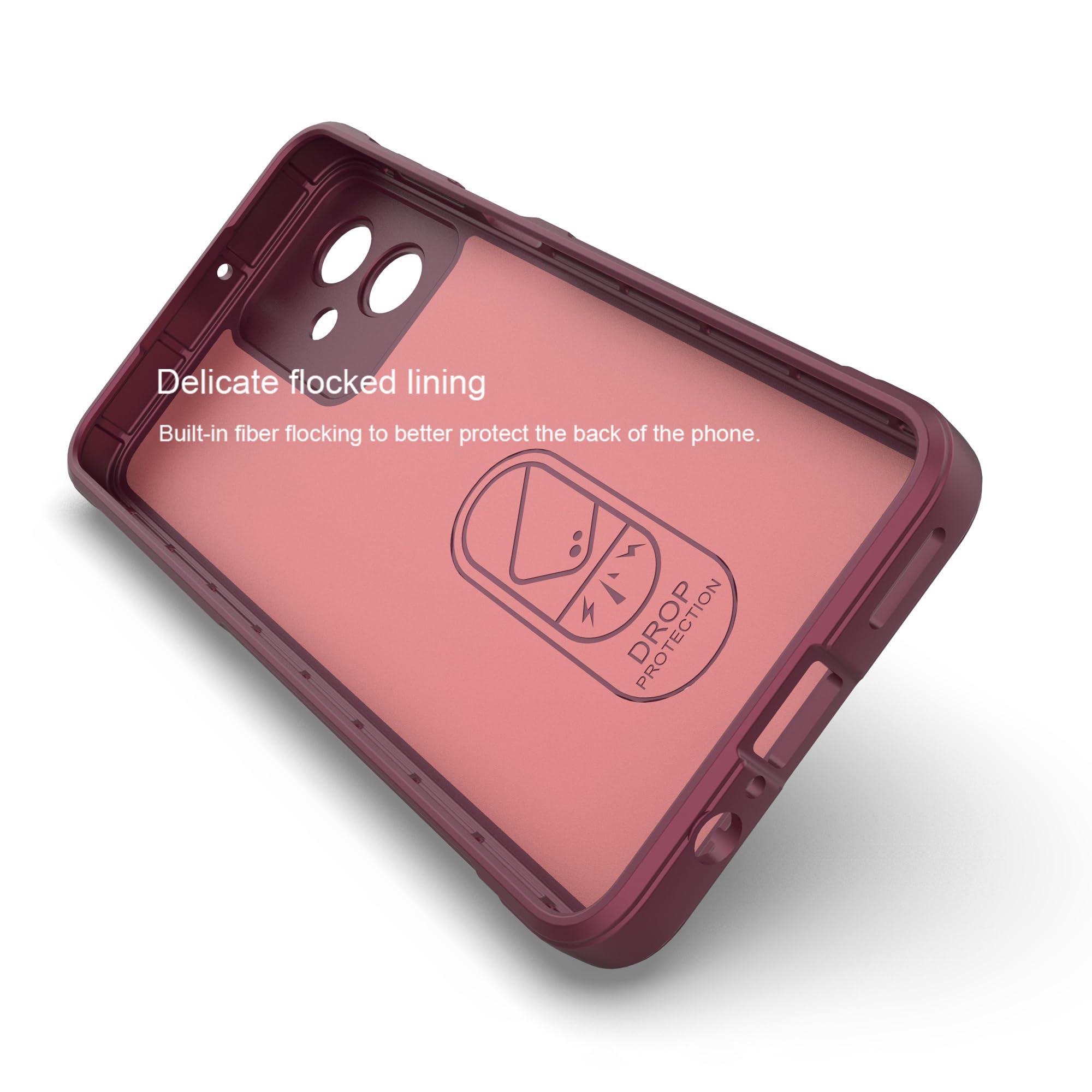 K-S-Trade Handyhülle Für Motorola Moto G54 5G, Schutzhülle Handyhülle Handytasche Kunstleder Sleeve In Braun
