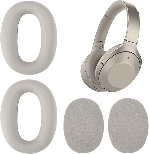 Miniatura 2 de Create idea 1 par de almohadillas de repuesto compatibles con Sony WH-1000XM2 MDR-1000X auriculares proteína cuero espuma almohadilla auricular