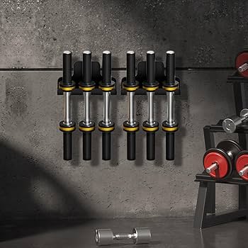 Amazon.co.jp: バーベル収納ラック、ウェイトバーウォール