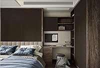 Vista 421 de Dimoon 236''x17.7'' White Thicken Peel and Stick Wallpaper Contact Paper Modern Self Adhesive Wall Paper Removable Renter Friendly Textured Solid