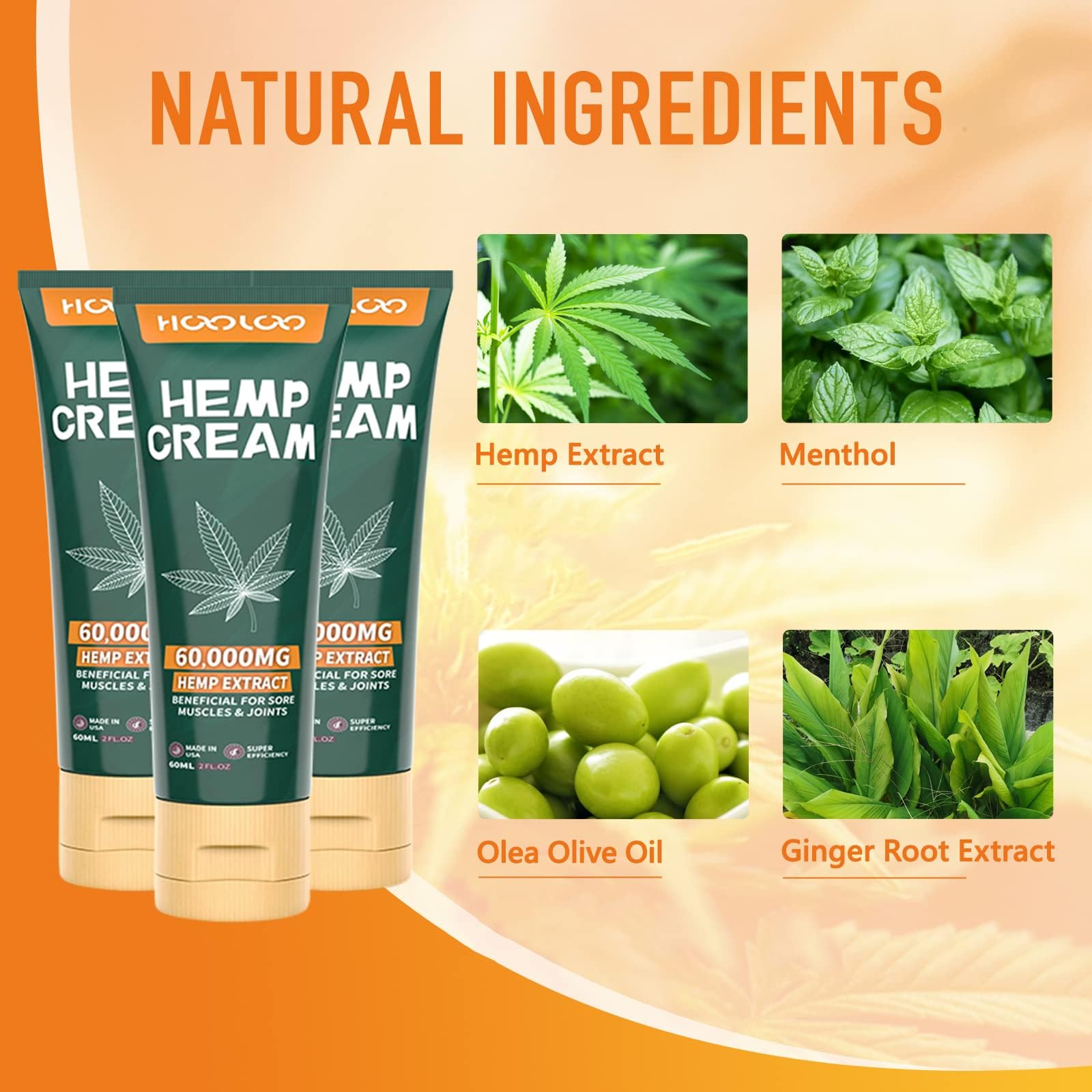 HOOLOO Gummy Omega 3, 6, 9, Made in USA