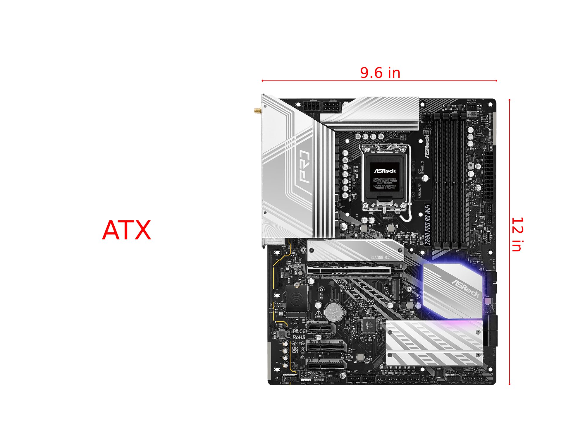 ASRock Z890 PRO RS WiFi マザーボード ASRock > Z890 Pro RS WiFi