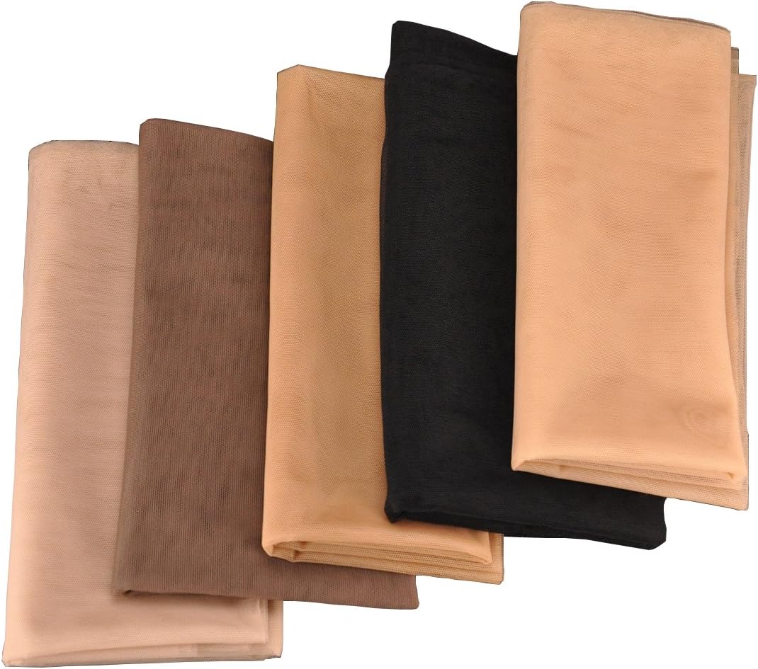 1 Yard(36" x 40") Swiss Lace Net For Wig Making Toupee Caps Foundation Wig Accessories 3# Beige