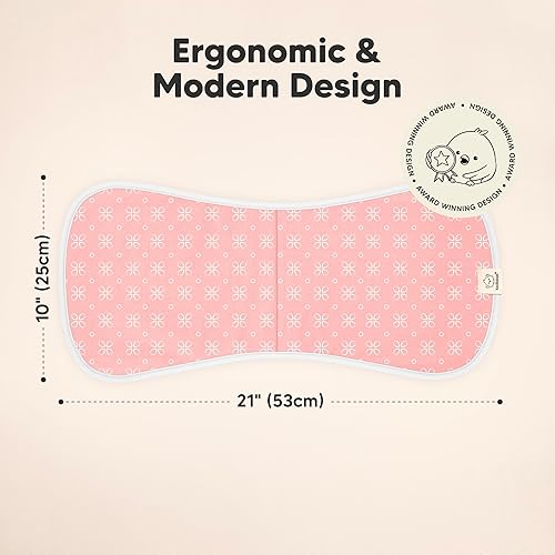 Vista 353 de Paños orgánicos para eructos para bebés niños y niñas, paquete de 5 paños de algodón súper absorbentes para bebés, trapos suaves y afelpados