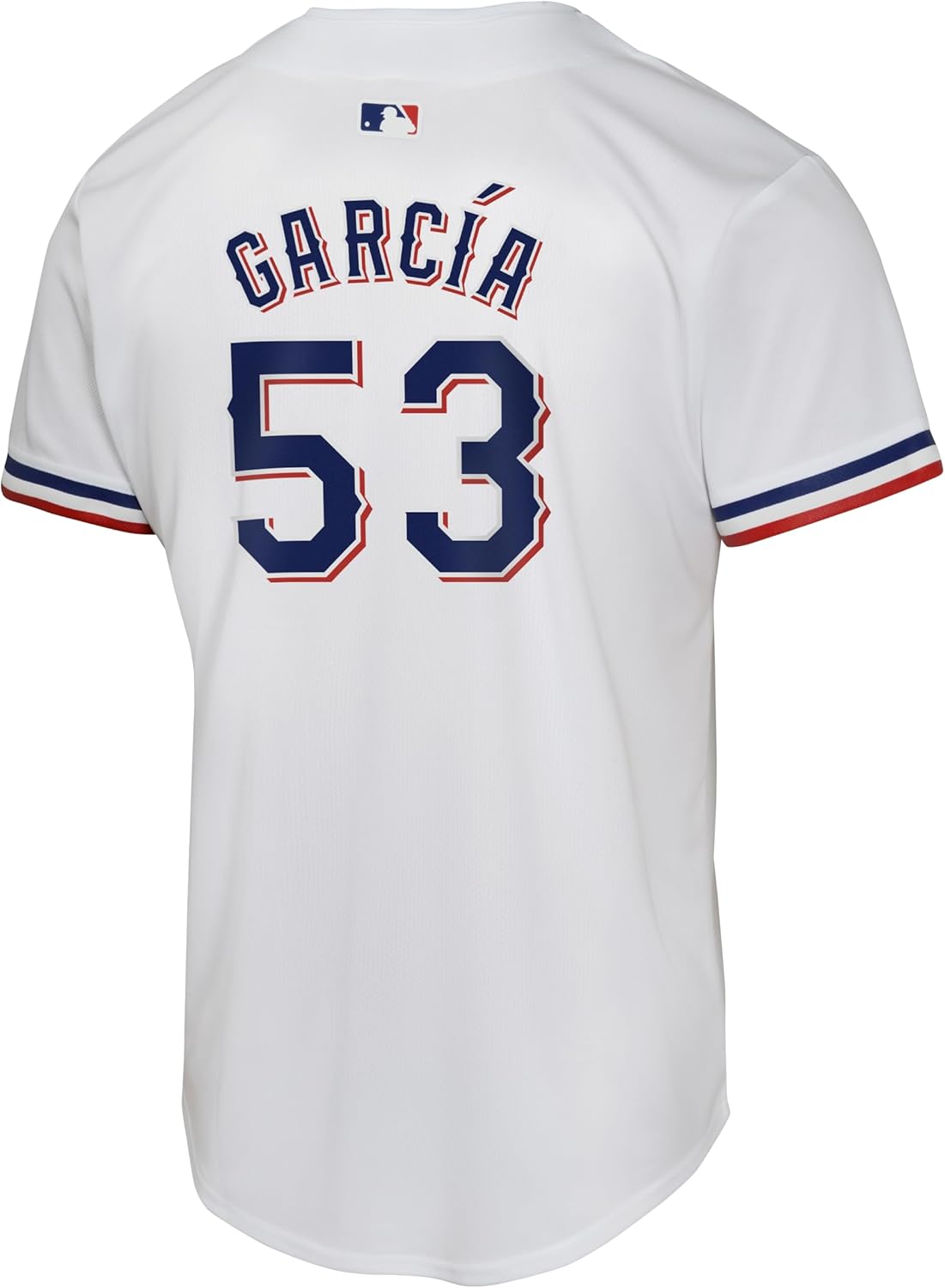 Outerstuff Adolis Garcia Texas Rangers MLB Kids Youth 8-20 White Home Player Jersey - Image 3