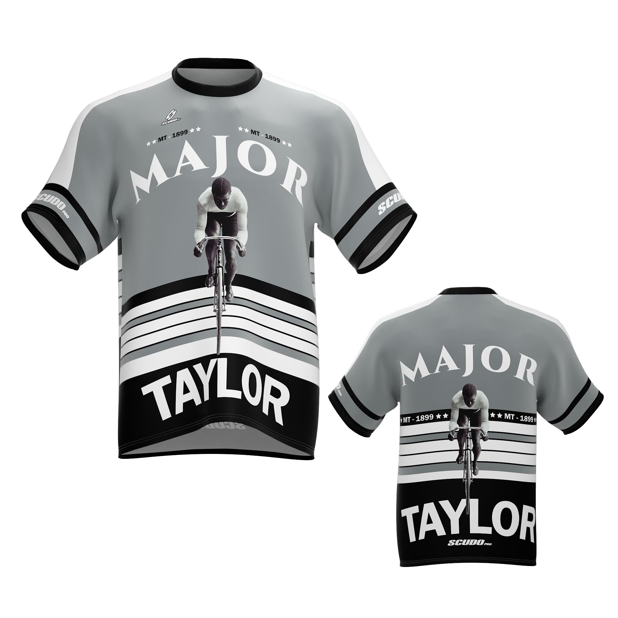 Major Taylor Sports Tshirt Dryfit Moisture Wicking for Running Walking Jogging Climbing Outdoors