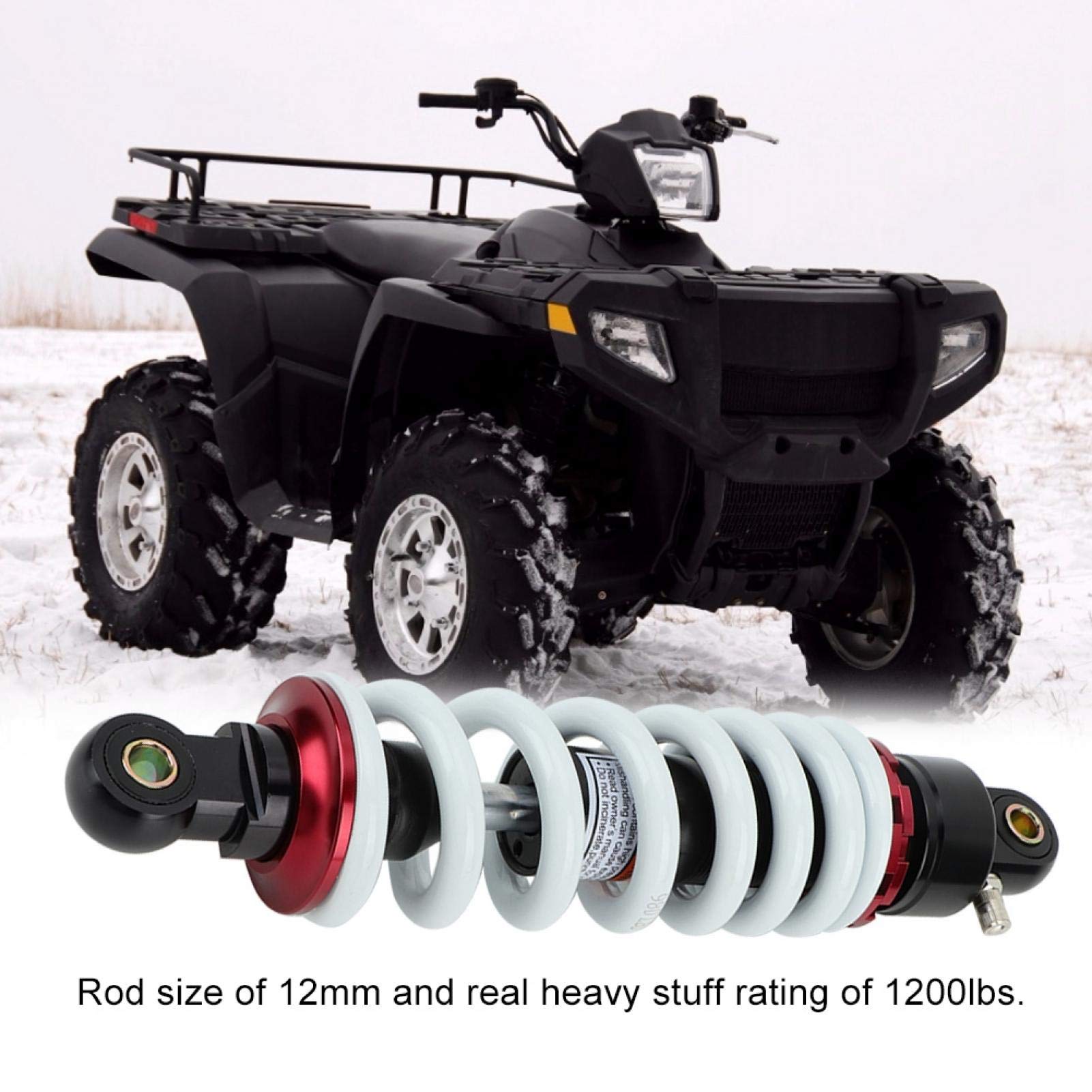 Tylne amortyzatory amortyzatory, 290 mm tylny amortyzator amortyzator sprężyna sprężyna ze stopu aluminium pasuje do Dirt Pit Bike ATV