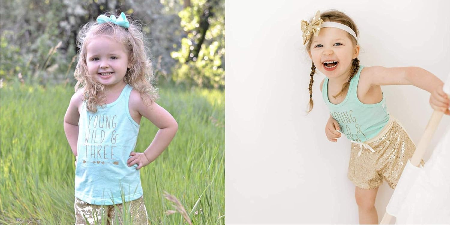 Bump and Beyond Designs Girl 3rd Birthday Outfit Three Year Old Birthday Girl Tank Top (3T) Coral