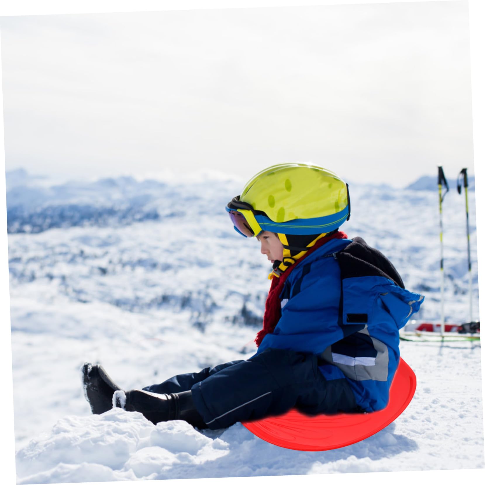 ifundom Boys and Girls Grass-Sliding Board Sand-Sliding Ski Board Bum Slider Seat for Outdoor Fun Heavy-Duty Design for Boys and Girls and Parents for Family Activities and Nature