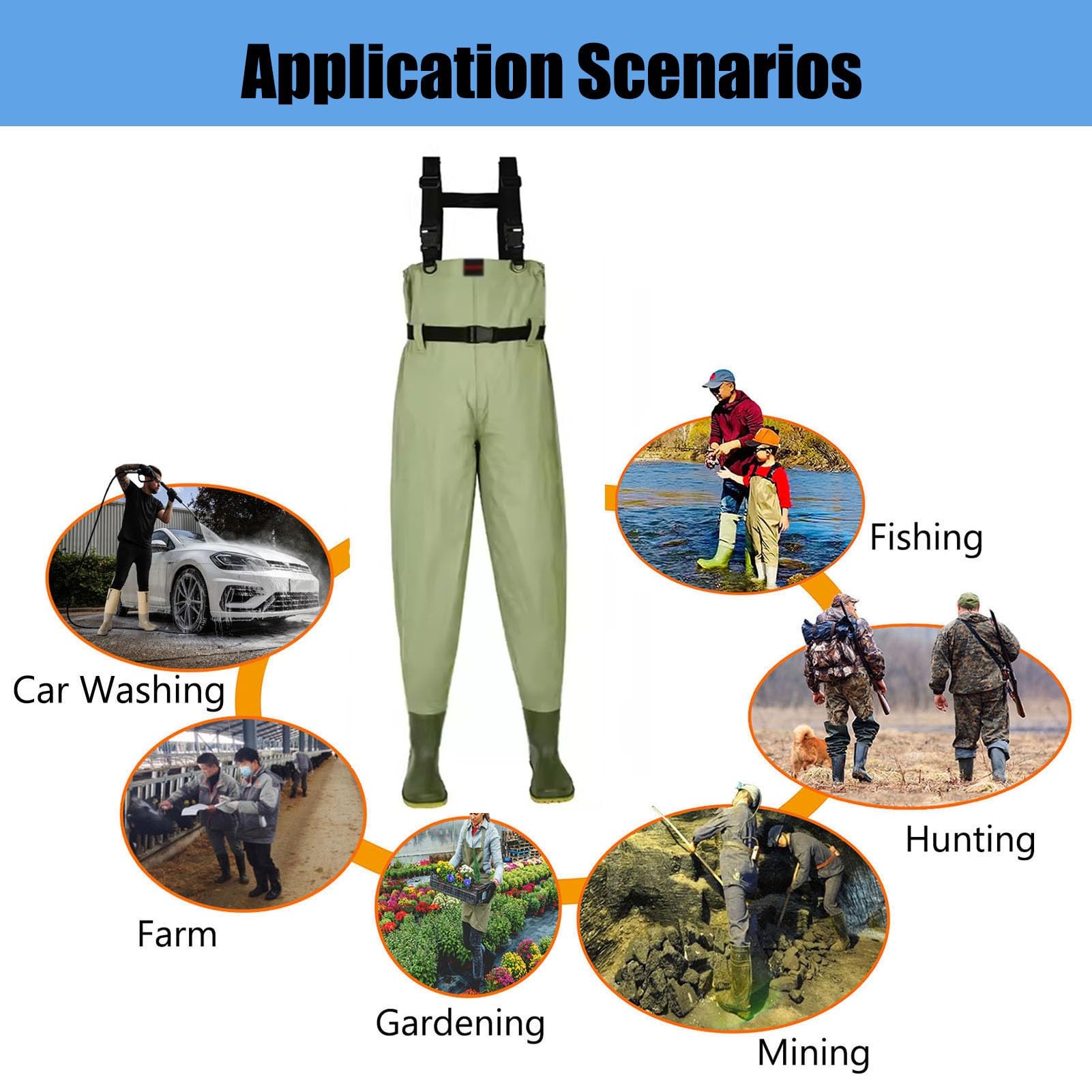 Hip Waders Wodery Neoprenowe Do Polowań Na Kaczki Dla Mężczyzn Z Ocieplanym Butem Wodoodporne Wodery Wędkarskie Z Nogawkami