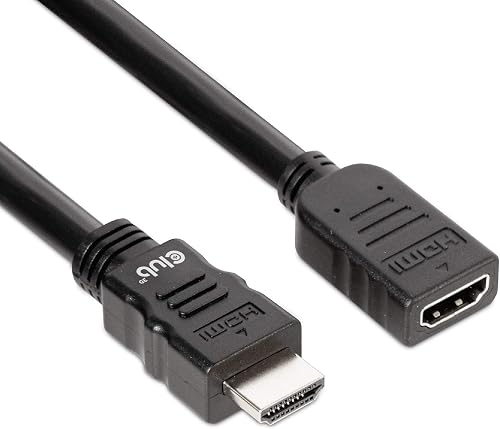 Club 3D 4K60HZ MF 26 AWG High Speed HDMI Extension Cable, 5 Meter Length, Black